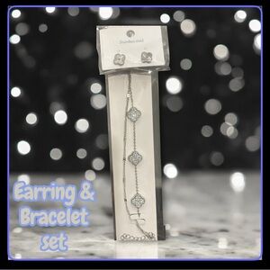 Elegant Silver Jewelry Set